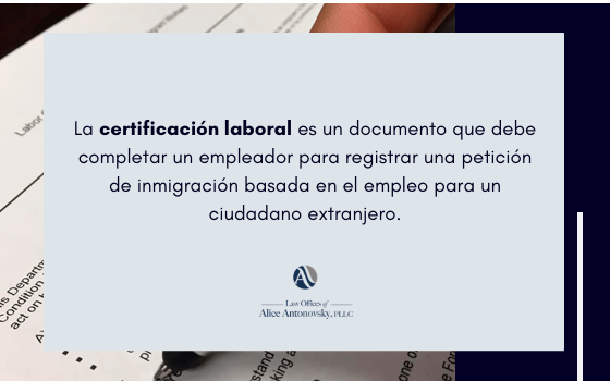 Certificación Laboral