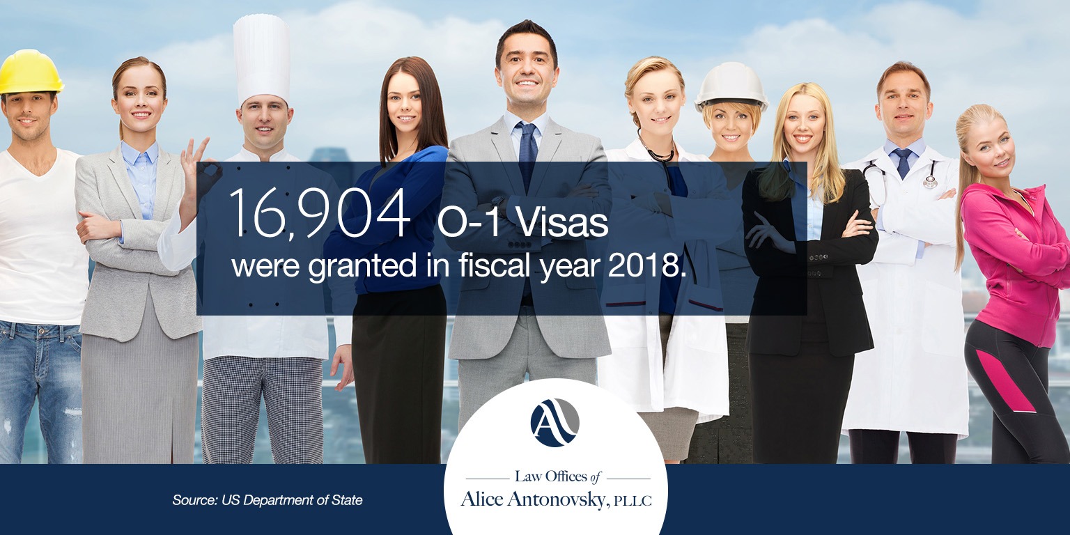 o-1 visas granted in 2018